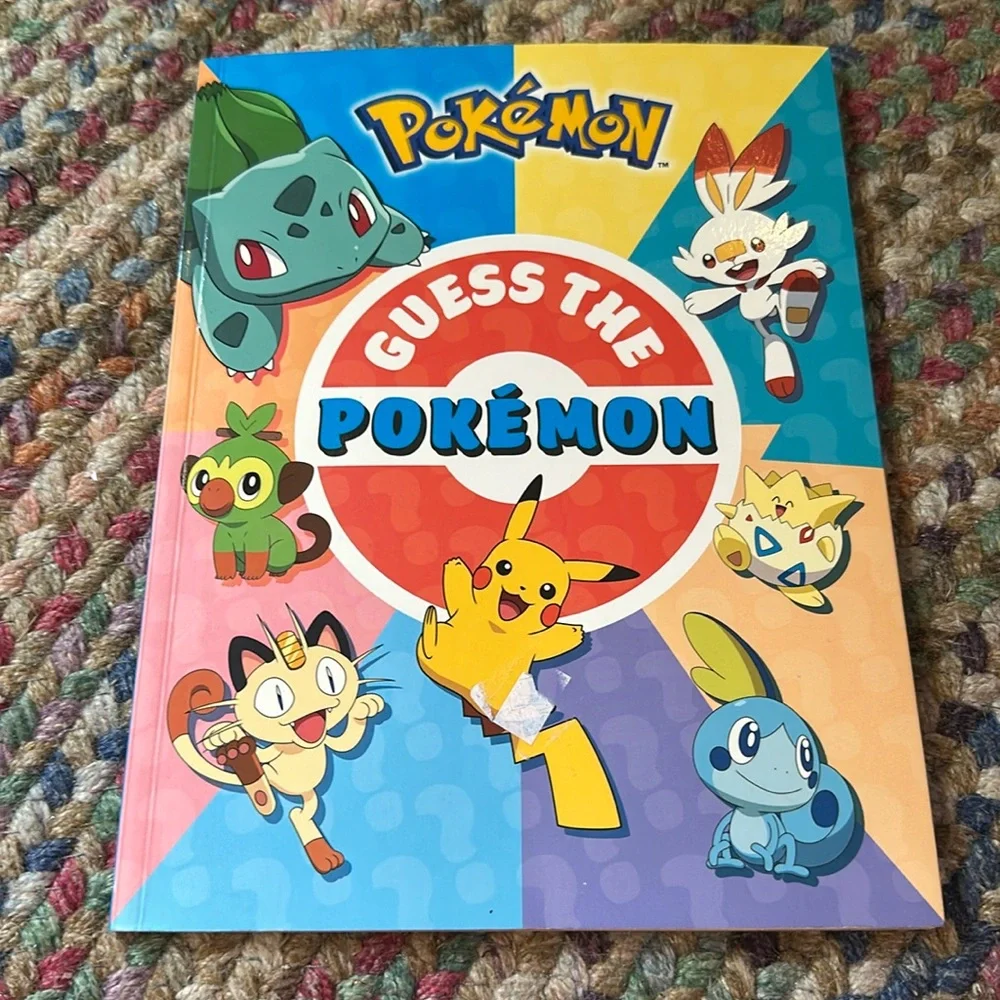 Pokemon Book Lot 4 NEW Seek & Find Kanto Guess the Pokemon Team Rocket Retro Gam